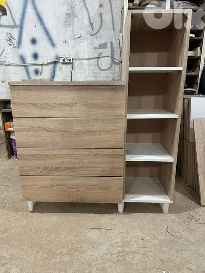 شفنيرة دوبل مع مرايا عرض 105 سم تفصيل جديد