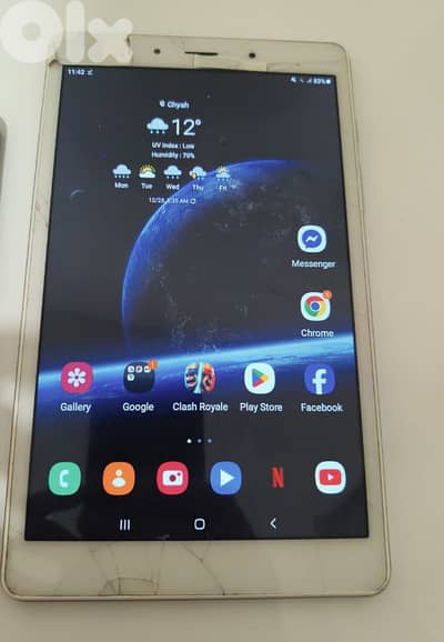 Samsung Tab A 2019 8" sim card مكسورة قزازة بس شغال طبيعي