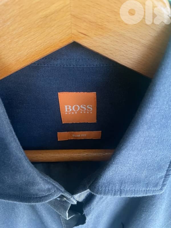 Hugo Boss Navy Shirt for Men 1