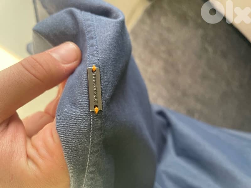 Hugo Boss Navy Shirt for Men 2