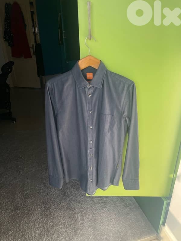 Hugo Boss Navy Shirt for Men 3