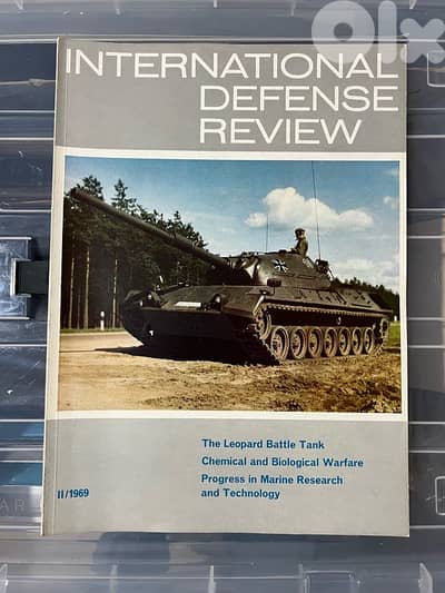 Vintage International Defense Review Magazine Nov 69 Leopard Tank Cove