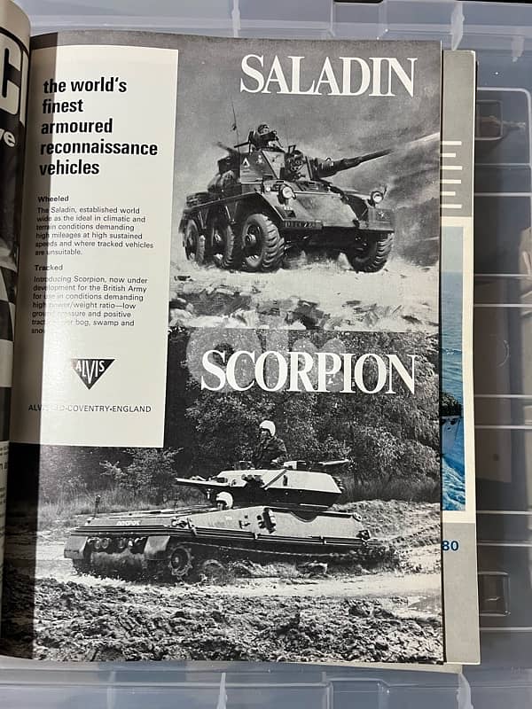 Vintage International Defense Review Magazine Nov 69 Leopard Tank Cove 2