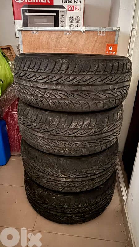 4 Tires 225/55R16 1