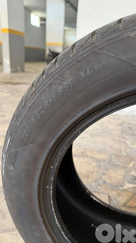 4 Tires 225/55R16 6
