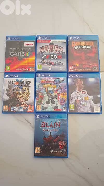 PS4 games - Bundle or separat - clean discs