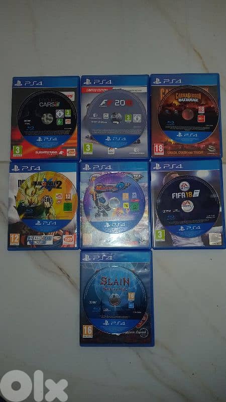 PS4 games - Bundle or separat - clean discs 1