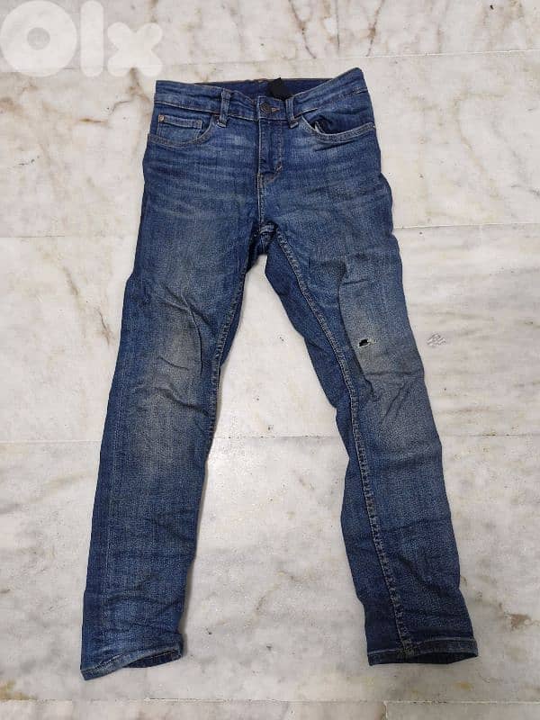 بناطلين جينز مستعمل ماركة عمر ٩ ١٠ 4