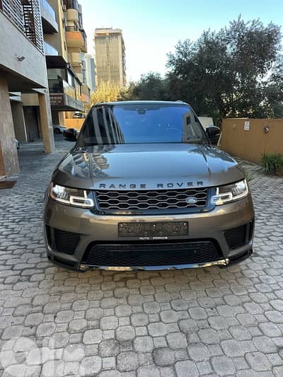 Range Rover Sport V6 HSE 2018 gray on black (clean carfax-62000 miles)