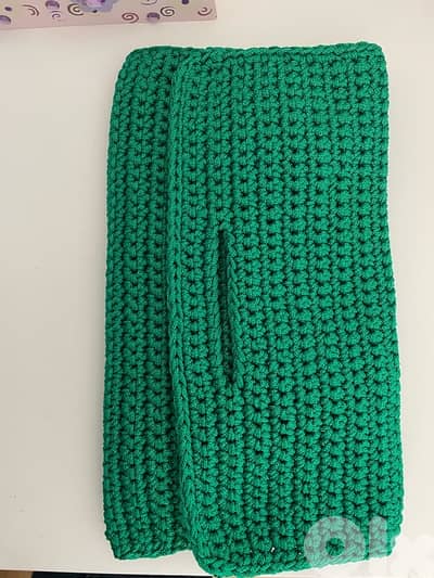 Knit Green Purse