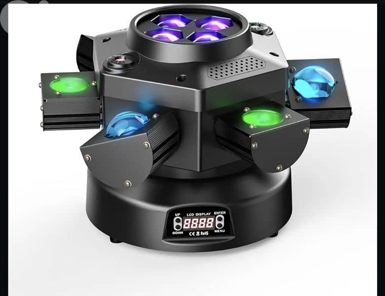 HOLDLAMP LED 6 Arms Moving Head Light 180W 4in 1 RGBW Beam/4$ delivery 2