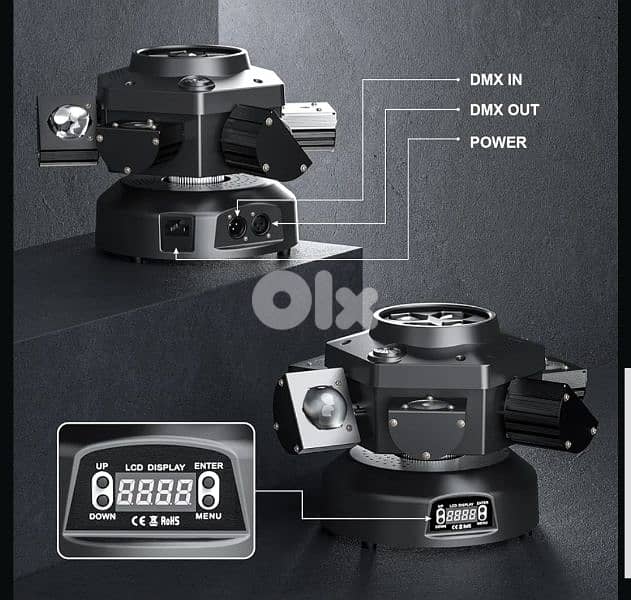 HOLDLAMP LED 6 Arms Moving Head Light 180W 4in 1 RGBW Beam/4$ delivery 4