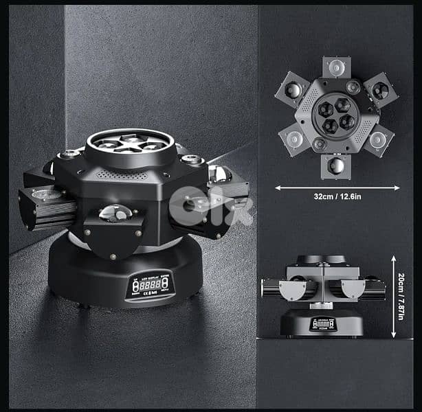 HOLDLAMP LED 6 Arms Moving Head Light 180W 4in 1 RGBW Beam/4$ delivery 5