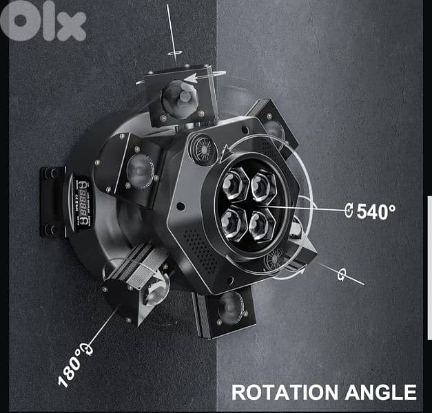 HOLDLAMP LED 6 Arms Moving Head Light 180W 4in 1 RGBW Beam/4$ delivery 6