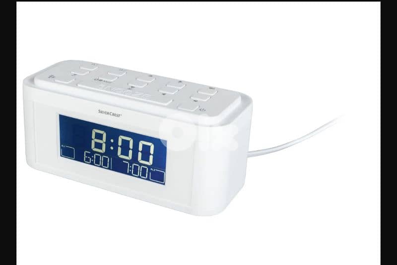 SILVER CREST Radio alarm clock Big Button SUR 50 A1/4$ delivery. 3