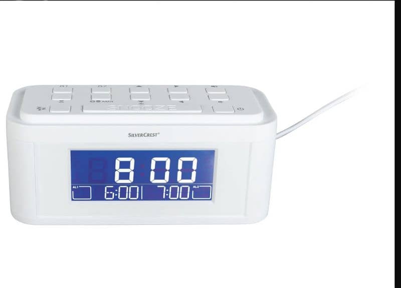 SILVER CREST Radio alarm clock Big Button SUR 50 A1/4$ delivery. 4