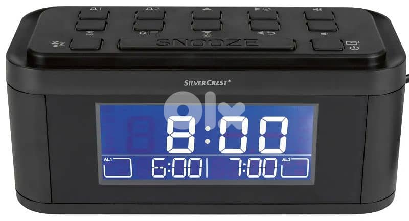SILVER CREST Radio alarm clock Big Button SUR 50 A1/4$ delivery. 8
