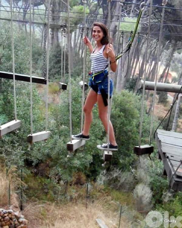 rope course and zipline installation 1