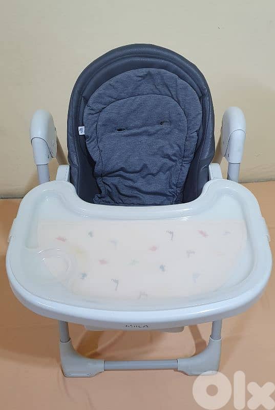 Baby high chair brand Miila Spain used vry good condition like new 45$ 1