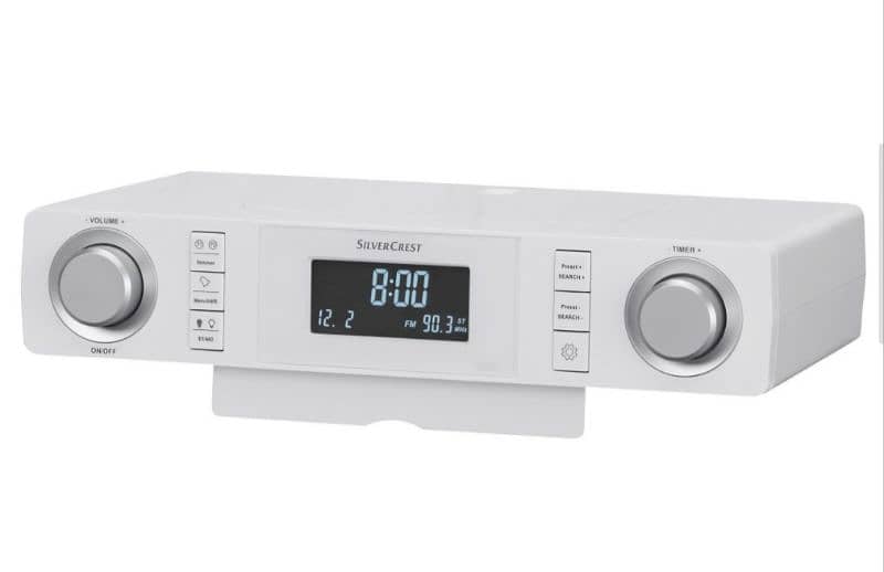 Silvercrest SKR 800 B2 kitchen radio in white and black. / 4$delivery 2