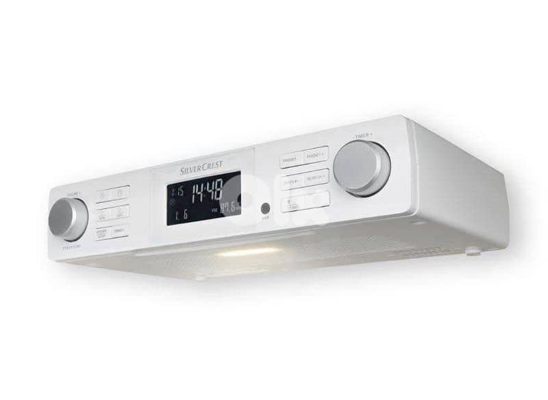 Silvercrest SKR 800 B2 kitchen radio in white and black. / 4$delivery 5