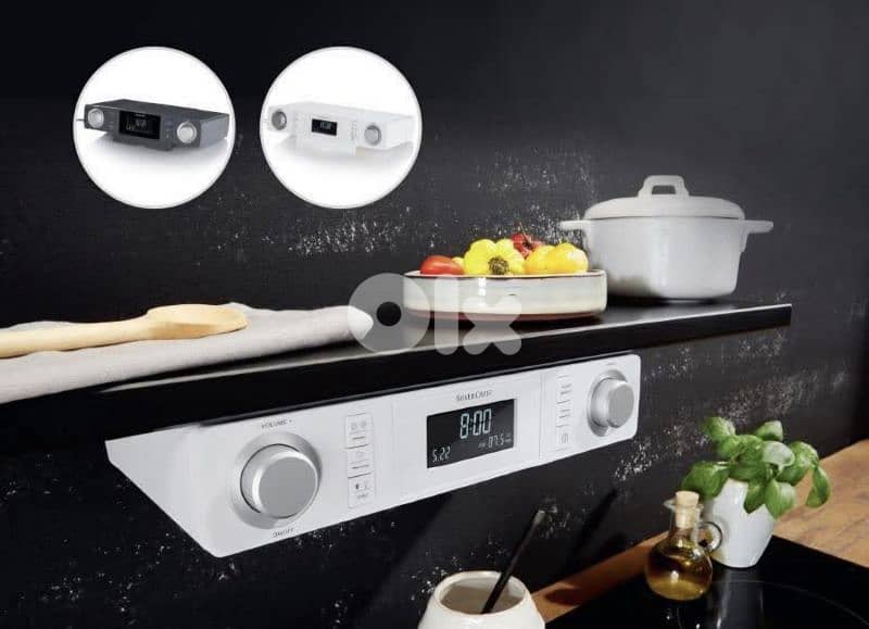 Silvercrest SKR 800 B2 kitchen radio in white and black. / 4$delivery 7
