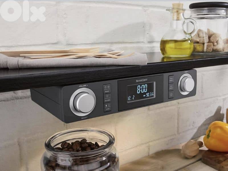 Silvercrest SKR 800 B2 kitchen radio in white and black. / 4$delivery 8