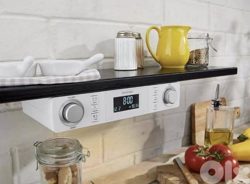 Silvercrest SKR 800 B2 kitchen radio in white and black. / 4$delivery 9