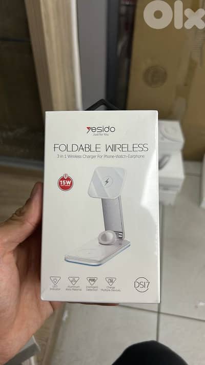 Yesido foldable wireless 3 in 1 wireless charger