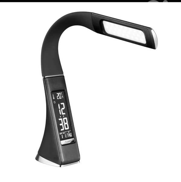 LIVARNO home LED table lamp with integrated clock. / 4$delivery. 1