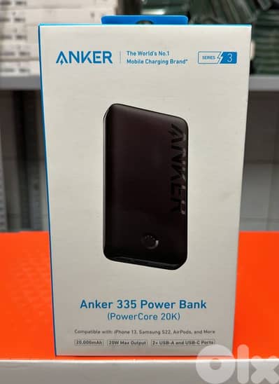 Anker 335 power bank (power core 20k)20000mah