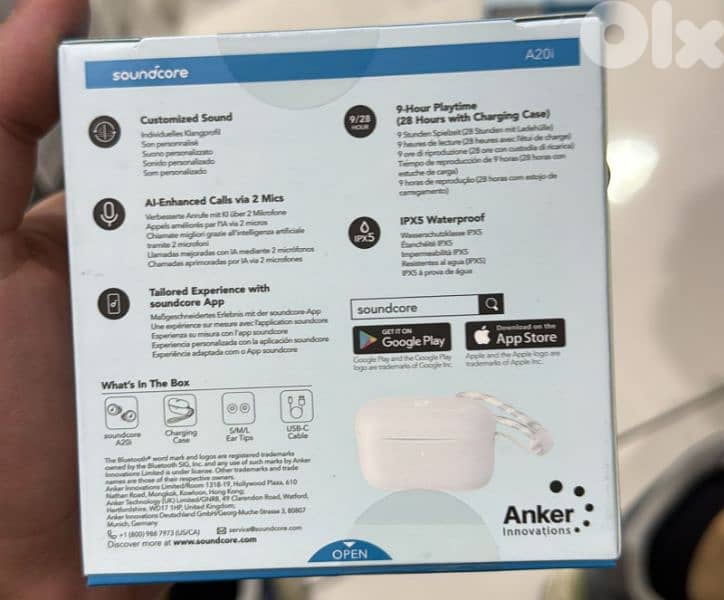 Soundcore A20i white 1