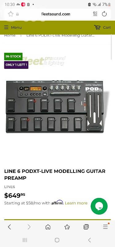 Line 6 POD XT Live Multi Effects 2
