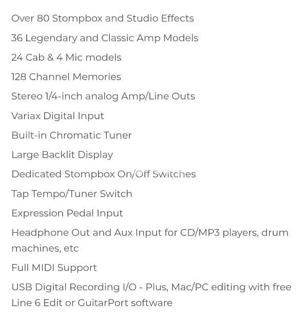 Line 6 POD XT Live Multi Effects 3