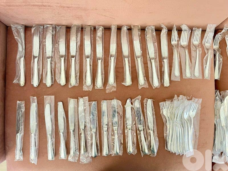 prata wolf complete set in box,126 pieces,best cutlery 18/10 2