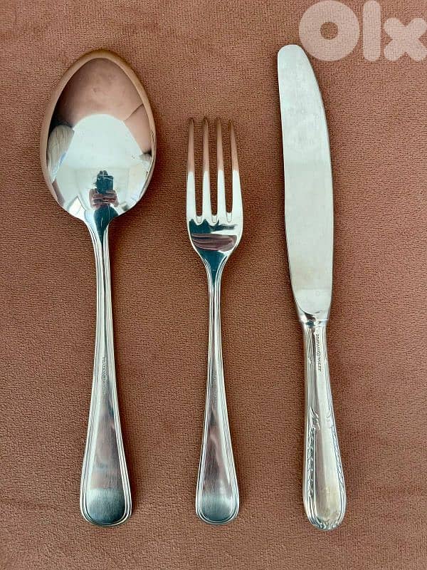 prata wolf complete set in box,126 pieces,best cutlery 18/10 3