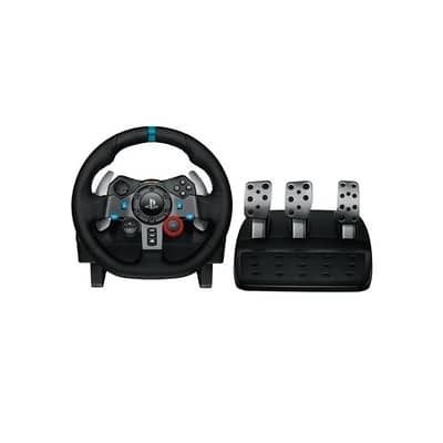 Logitech G29 Racing Wheel + 4 PS5 Games.