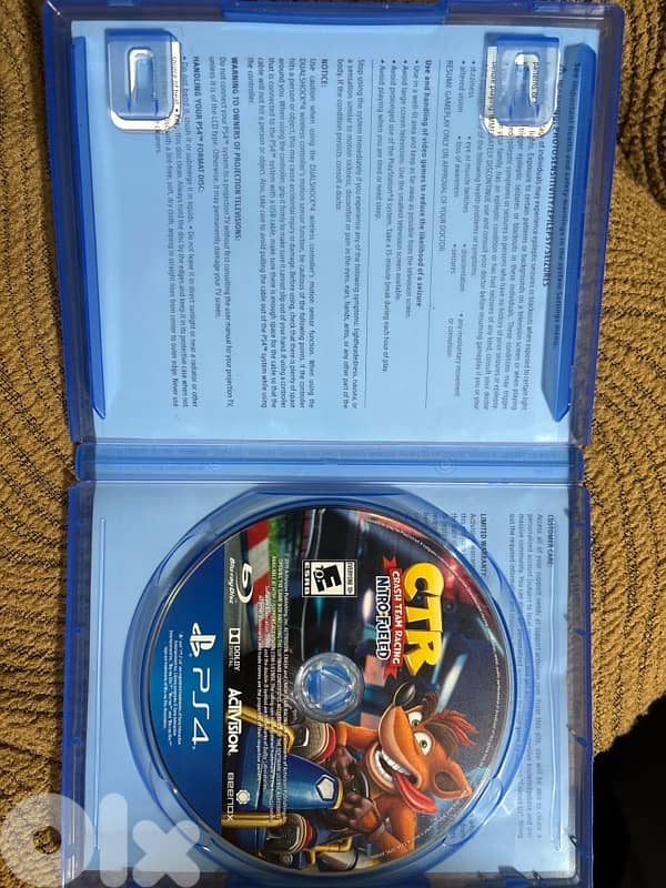 ps4 cd CTR Crash Team Racing Nitro Fueled 2