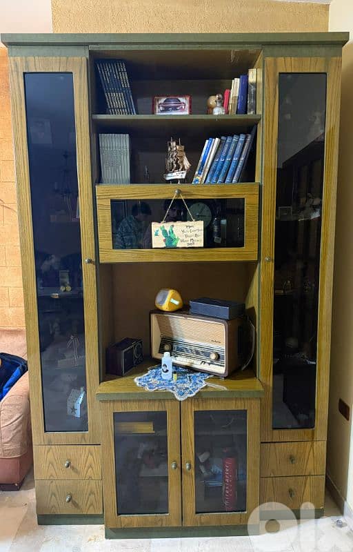 couch and cabinet for sale 1