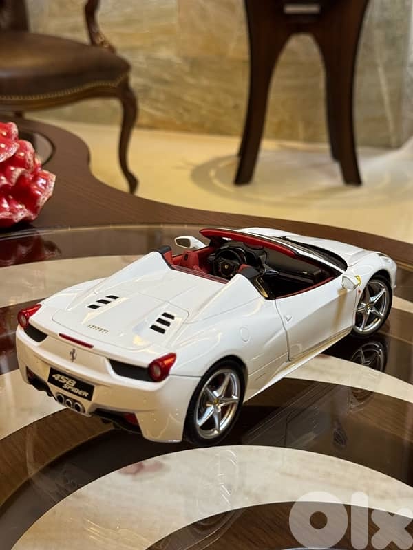 1:18 Diecast Ferrari 458 Italia - Hotwheels Elite - Limited Edition 2