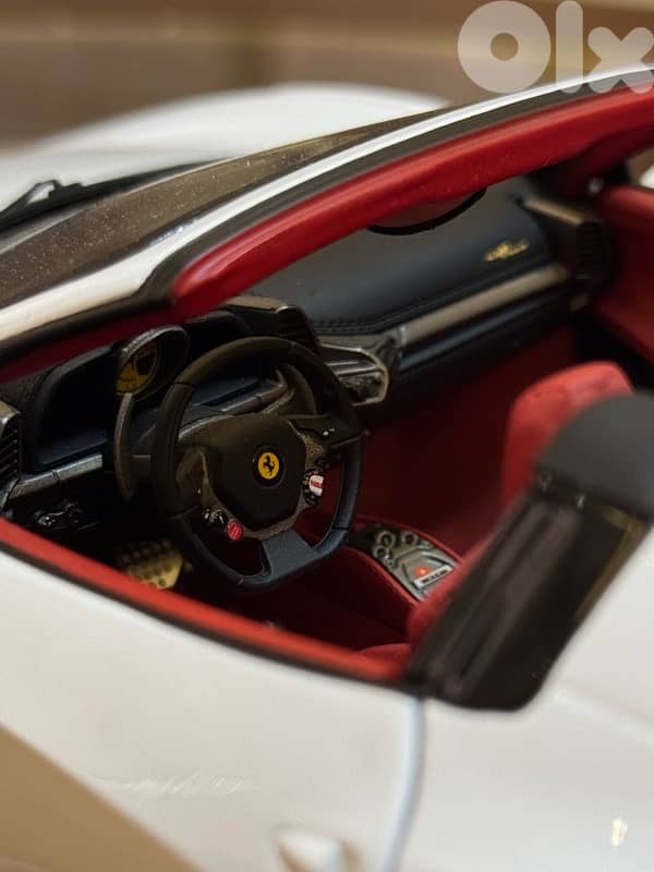 1:18 Diecast Ferrari 458 Italia - Hotwheels Elite - Limited Edition 5