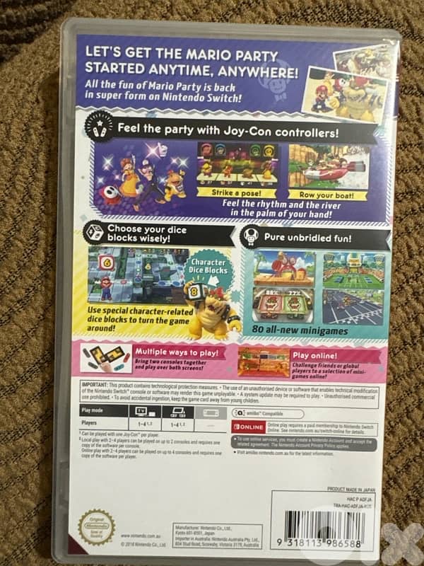 Nintendo Switch cd , Super Mario Party used. 1