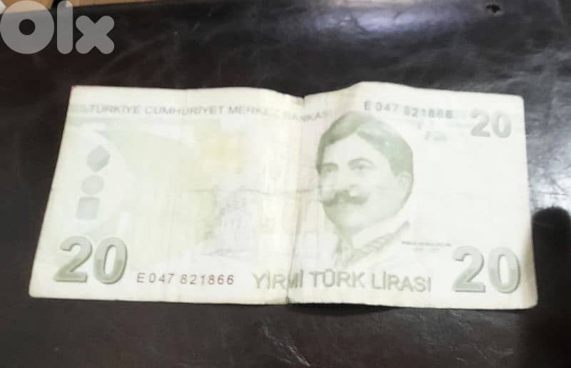 عشرين ليرة تركية من 1927انتيكا 1