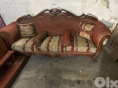 طقم كنبايات خشب زان اربع قطع