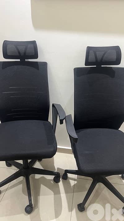 Chairs used 1 time for half the new price
