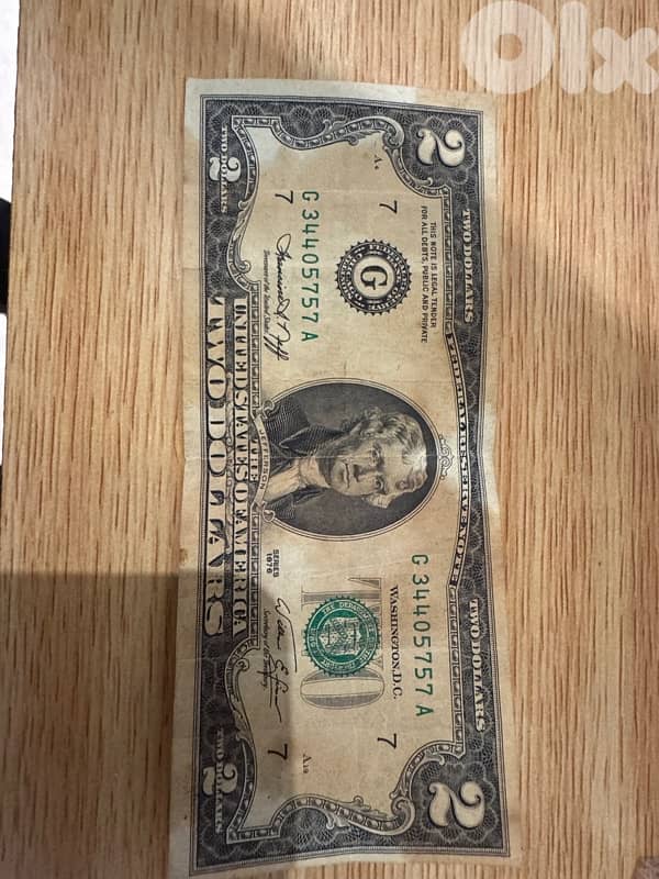 2 dollar bill from 1976 2