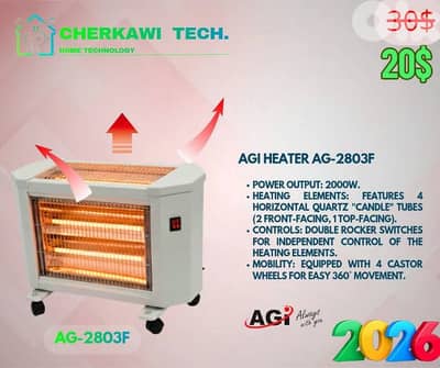 heater double face and upper rack