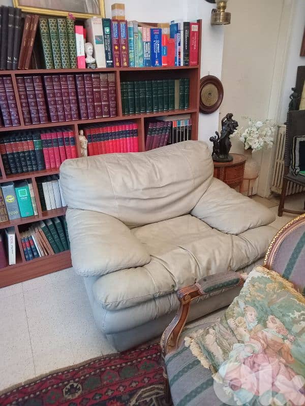 Italian Seat Real Leather 120x100x90cm 2