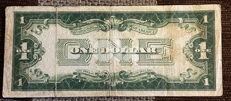 عملة ١$ اميركي سنة ١٩٢٨ 1$ 1928 funny back 1