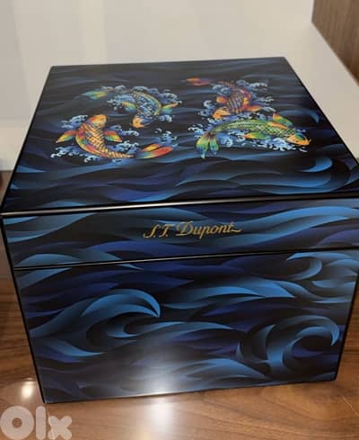 St Dupont - Koi Fish Cigar Humidor